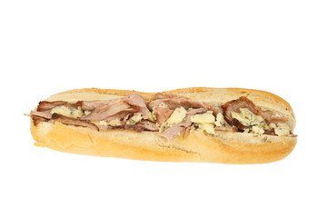 Beef and Stilton baguettine