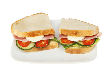 Ham egg sandwich