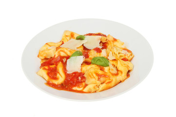 Tortelloni in a bowl