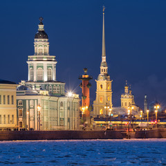 Fototapeta na wymiar Sights of Saint-Petersburg