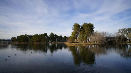 Fototapeta na wymiar Park lake