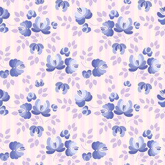 Floral seamless pattern. Abstract flowers. Vector illustration.