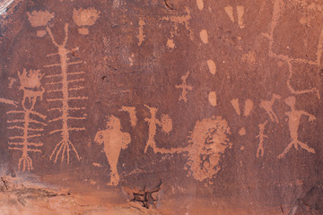 Birthing Scene Petroglyphs in Moab, Utah 03