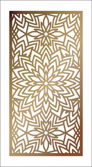 Vector Laser cut panel. Abstract Pattern template for decorative panel. Template for interior design, layouts wedding invitations, gritting cards, envelopes, decorative art objects etc. 