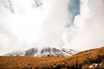 Montaña Nevada en México. Nevado de Toluca.
