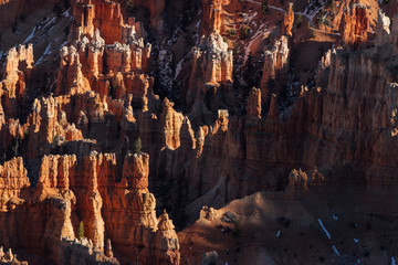 Sunset over Hoodoos at Bryce Canyon 