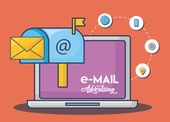 Email advertising design