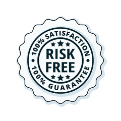 Risk Free 100% Satisfaction Guarantee illustration