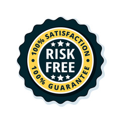 Risk Free 100% Satisfaction Guarantee illustration