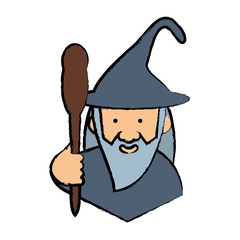 cartoon wizard icon