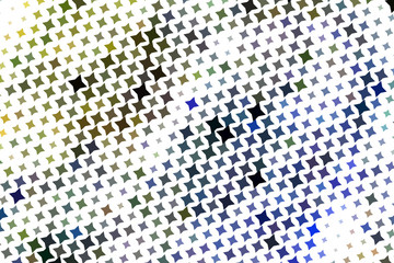 Abstract background with stars. Halftone effect.