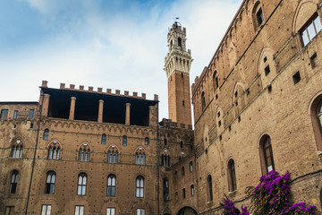Fototapeta na wymiar Palazzo Pubblico, Siena, Tuscany, Italy