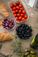 Healthy food fresh vegetable salad.