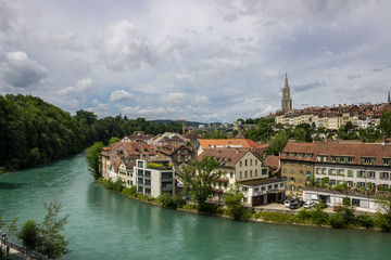 Fototapeta na wymiar Bern is the capital of Switzerland