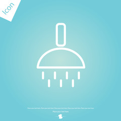 Showerheads line icon