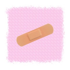 Strip of ADHESIVE BANDAGE PLASTER - Medical Equipment