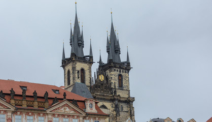 Old town Square Prague, Czech Republic July 2017