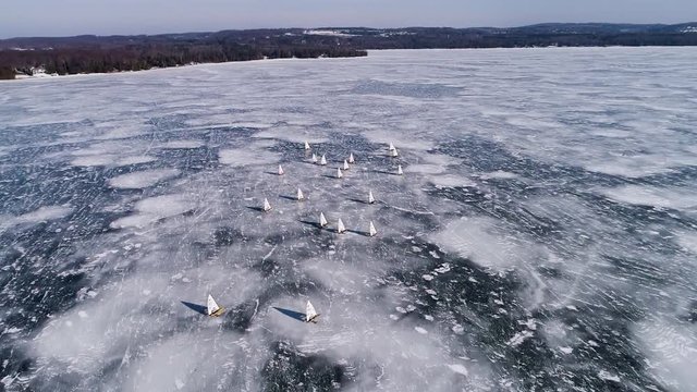 Ice Boat Racing