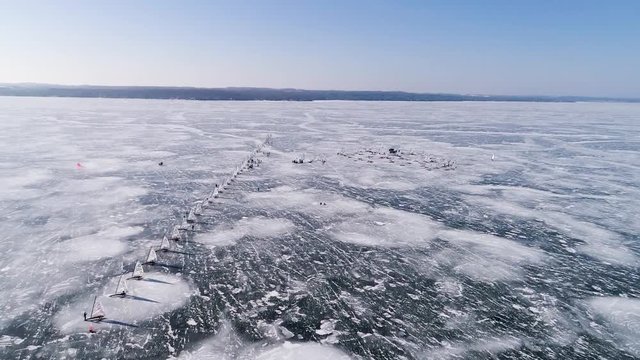 Ice Boat Racing