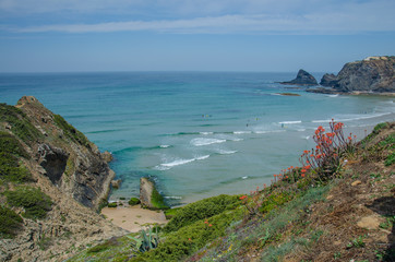 Praia Adegas beach near Carrapateira, Portugal.