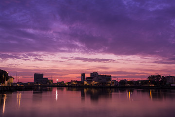 darsena di ravenna sunrise
