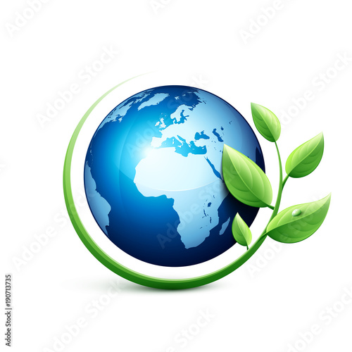 Planete Terre Ecologie Wall Mural Wallpaper Murals Wallsheaven Beboy
