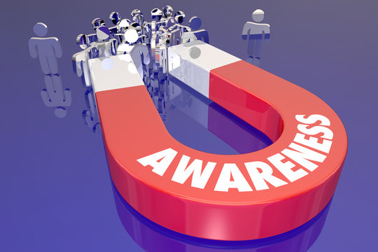 Awareness People Customers Audience Attraction Magnet 3d Illustration
