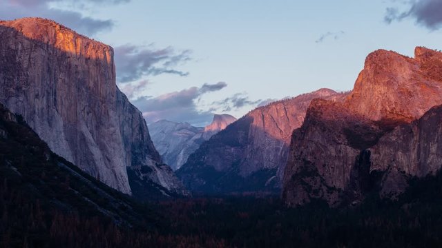 Yosemite Valley Alpine Glow 