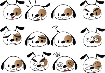 cartoon dog set