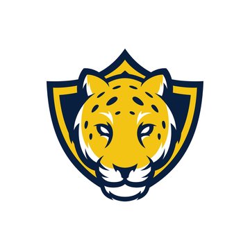 jaguar - vector logo/icon illustration mascot
