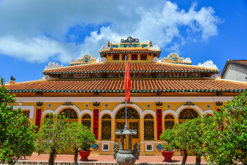 Chinese temple in Long Xuyen, Vietnam