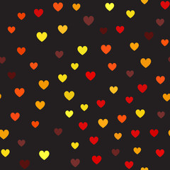 Heart pattern. Seamless vector