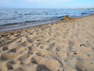 Sand and sea