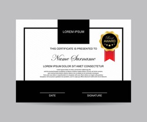 Obraz premium Modern Certificate