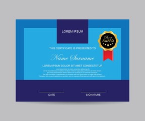 Fototapeta premium Modern Certificate