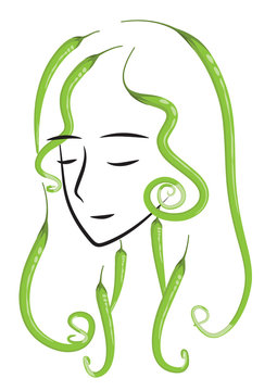 beauty with chili design