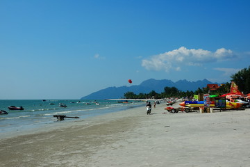 Fototapeta na wymiar Malaysia Langkawi Island Beach Pantai Cenang