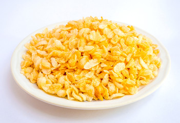 Thai crispy fried pounded unripe rice snack.