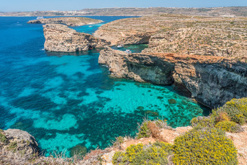 The beautiful island of Comino, Malta