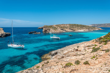The beautiful island of Comino, Malta