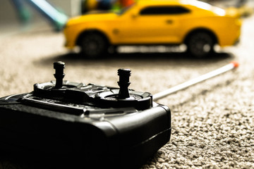 Children's machine on the control panel