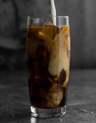 iced brown coffee