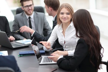 women employees in the office