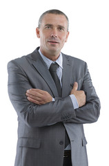 face of a successful businessman