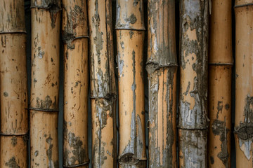 Bamboo wall