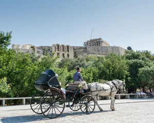 Foto op Aluminium  Carriage Rides in Athens , Greece © darioracane