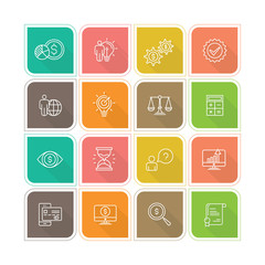 Business and Investment  Line Icon