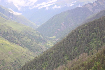 Fototapeta premium mountains in the tsunta district of Dagestan