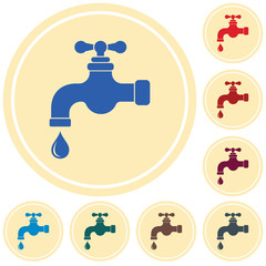 Water tap icon