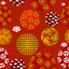 Chinese New Year Seamless Patern